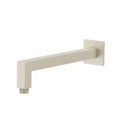 Wall Mount Square Shower Arm - 12" (300mm) - With Flange