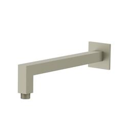 Wall Mount Square Shower Arm - 12" (300mm) - With Flange