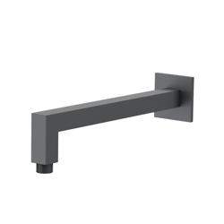 Wall Mount Square Shower Arm - 12" (300mm) - With Flange