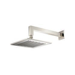 8" Solid Brass Showerhead / Rainhead With 12" Wall Mount Shower Arm