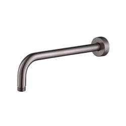 Wall Mount Round Shower Arm - 12" (300mm) - With Flange