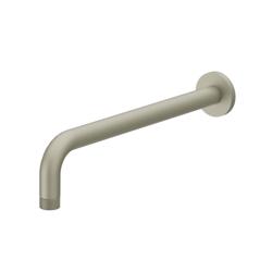 Wall Mount Round Shower Arm - 12" (300mm) - With Flange
