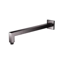 Wall Mount Square Shower Arm - 16" (400mm) - With Flange