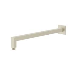 Wall Mount Square Shower Arm - 16" (400mm) - With Flange