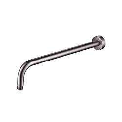 Wall Mount Round Shower Arm - 16" (400mm) - With Flange