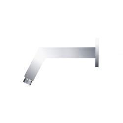Square Shower Arm With Flange - 7" - With Flange