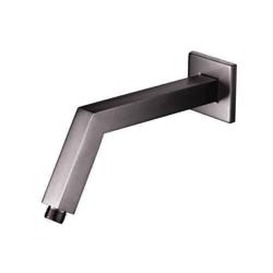 Square Shower Arm With Flange - 10" - With Flange