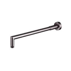 Wall Mount Round Shower Arm - 16" (400mm) - With Flange