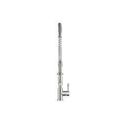 Professio - F - Professional Polished Steel Kitchen Faucet With Pull Out & Pot Filler