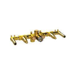 3/4" Thermostatic Wall Mount Tub Filler Valve - 2 Outputs